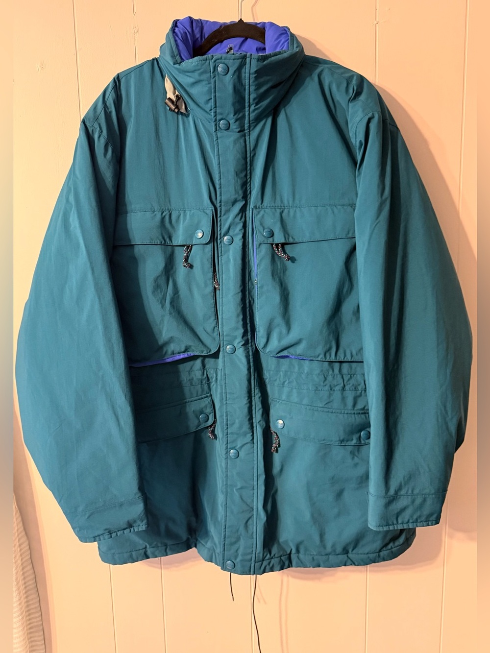 Vintage L.L.Bean North Col Gore-Tex Insulated Parka Men’s XL – 80s/90s Teal